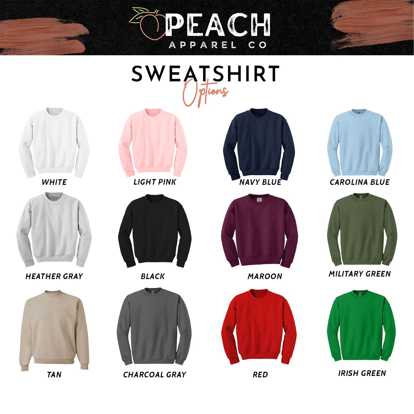 Couples Custom Embroidered Sweatshirt