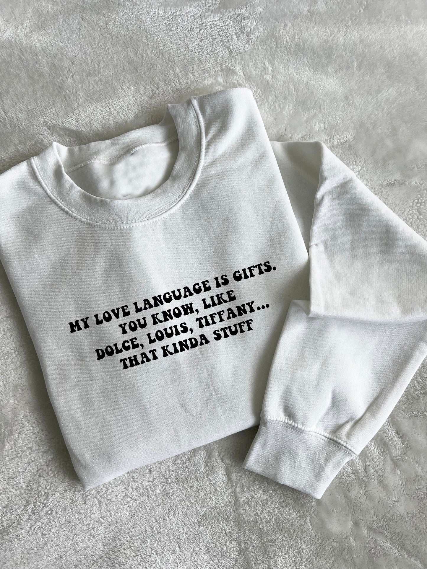 My Love Language Is Gifts Shirt