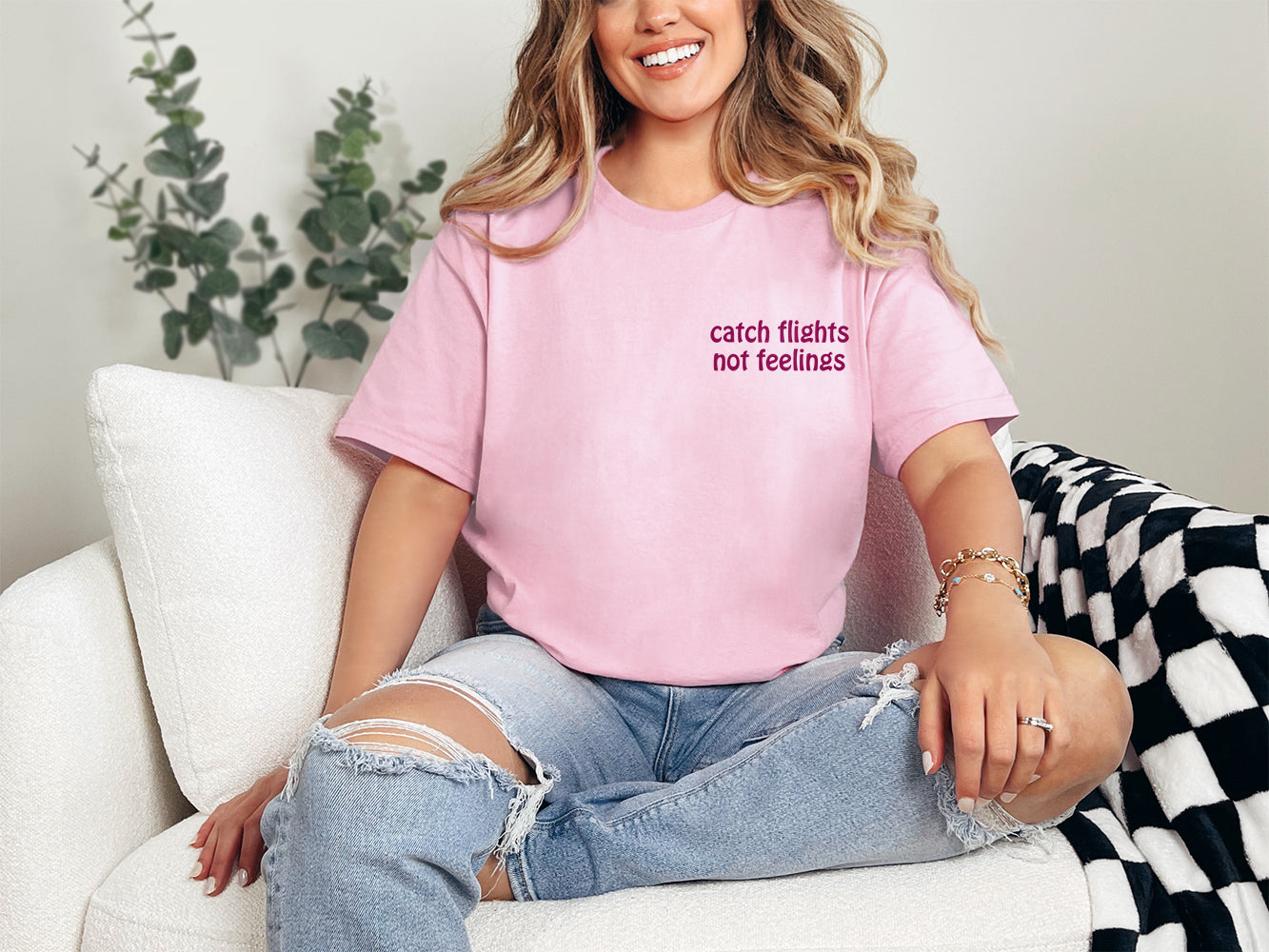 Catch Flights Embroidered Shirt (Various Colors)