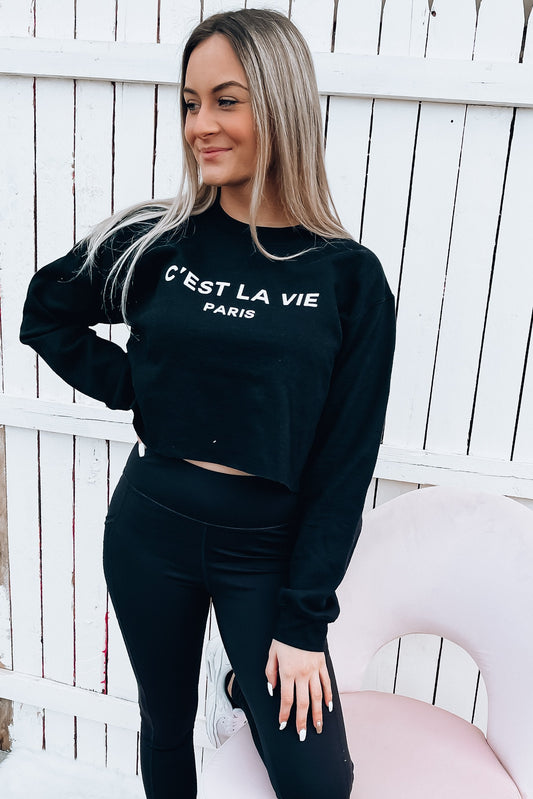 Cest La Vie Crop Top