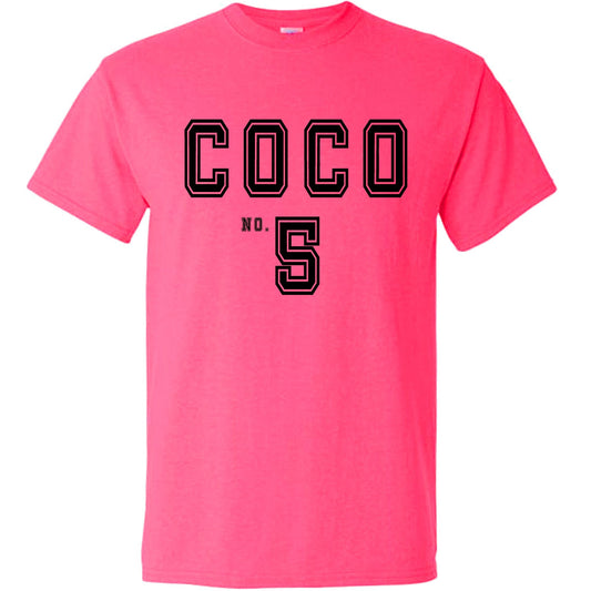 Coco No5 Neon Unisex Shirt
