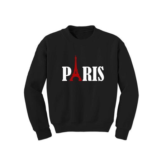 Paris Love Eiffel Tower Sparkle Sweatshirt