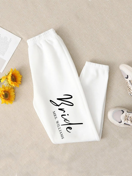 Bride Personalized Joggers