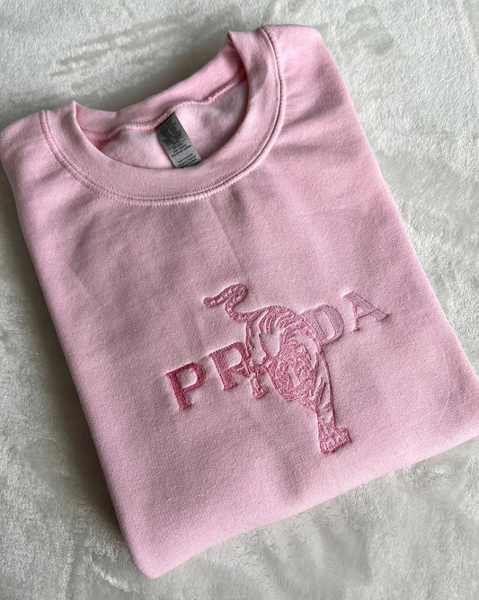 Tiger Embroidery Sweatshirt