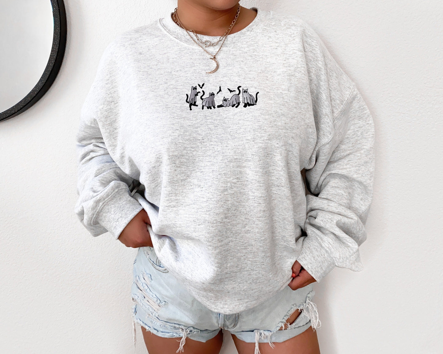 Cat Ghost Sweatshirt